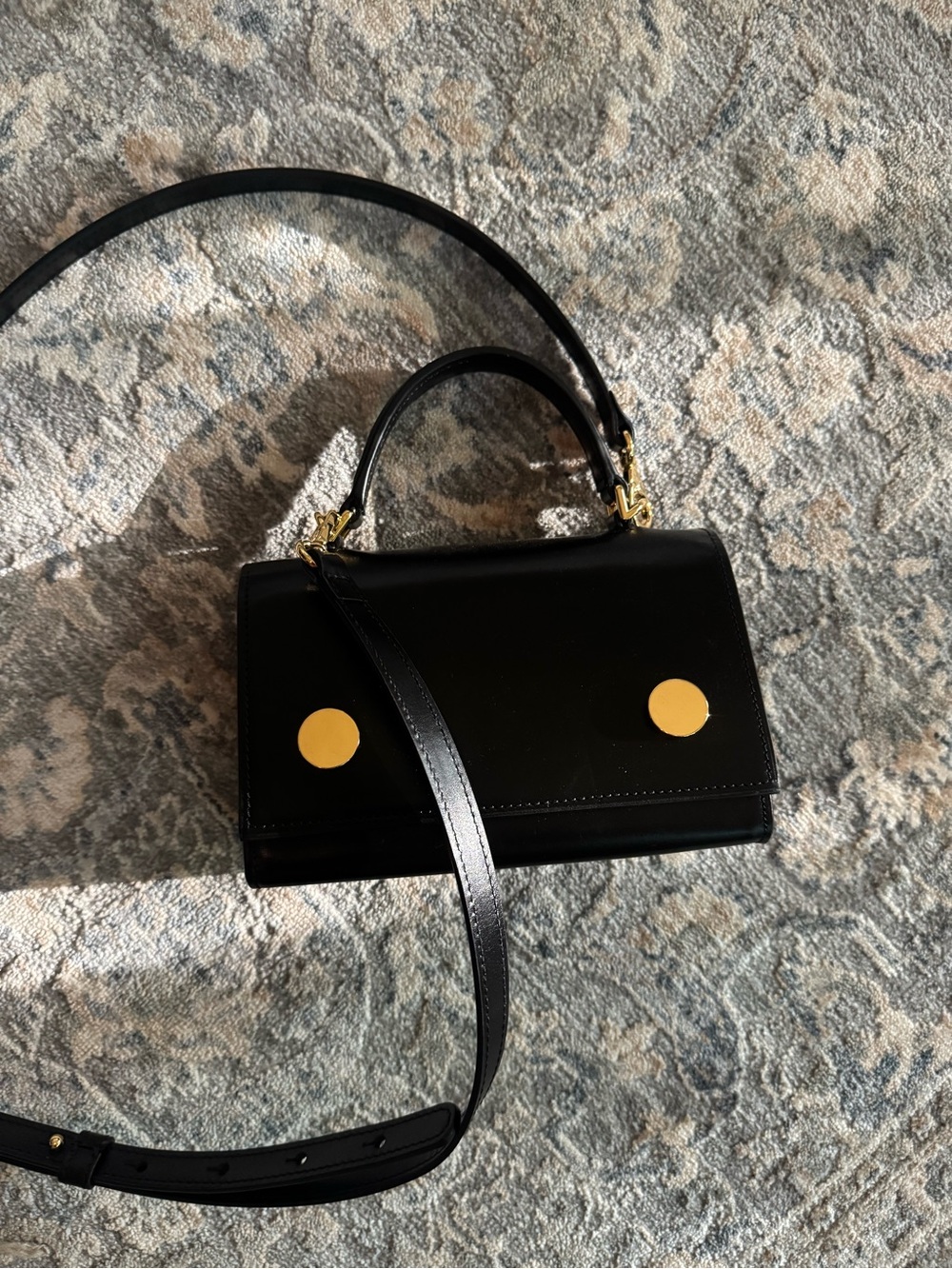 RSVP Paris Munchkin Black leather bag - Picture 5 of 16